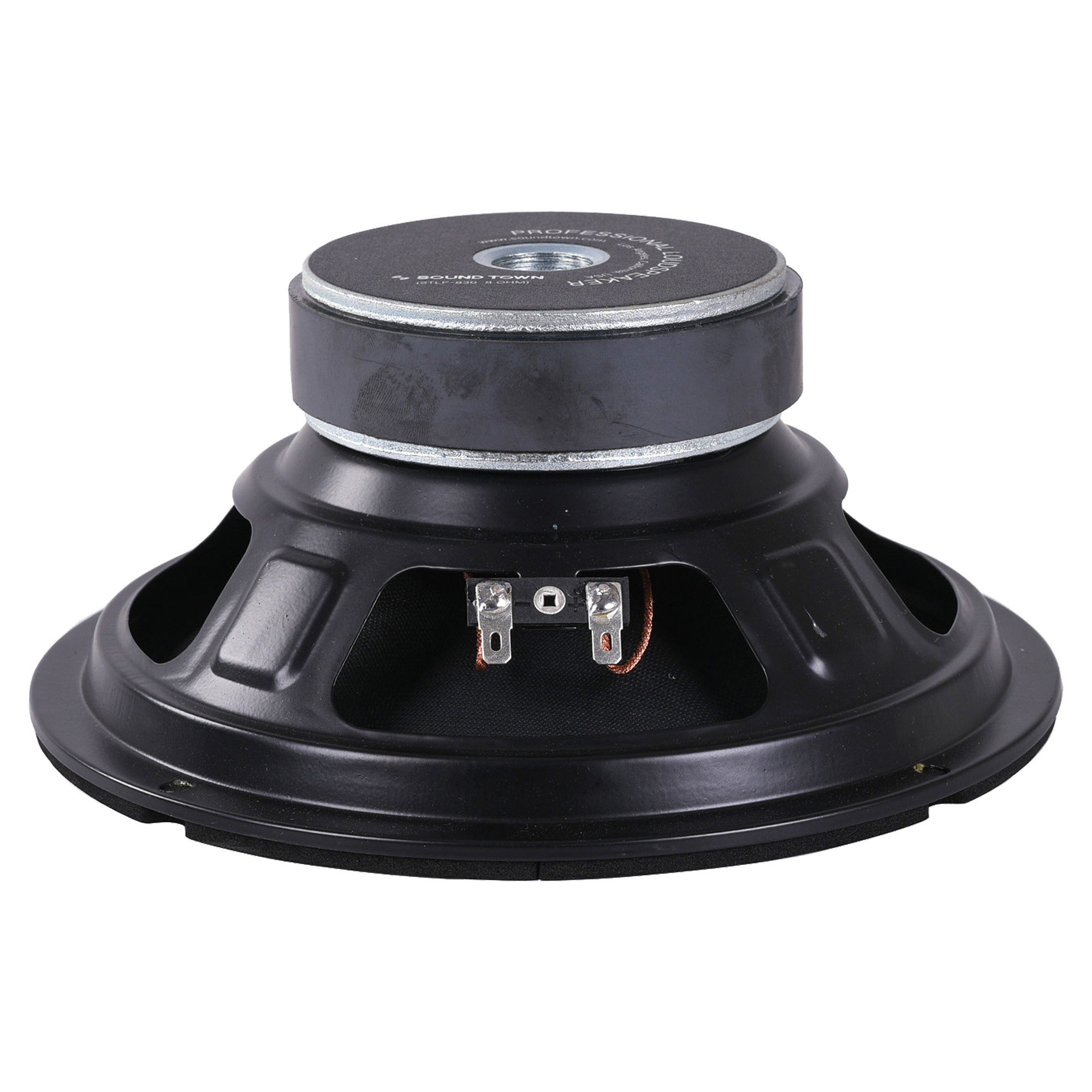 Sound Town 8&rdquo; 120W Steel Frame Woofer (Low Frequency Driver), Replacement Woofer for PA/DJ Speakers (STLF-830)