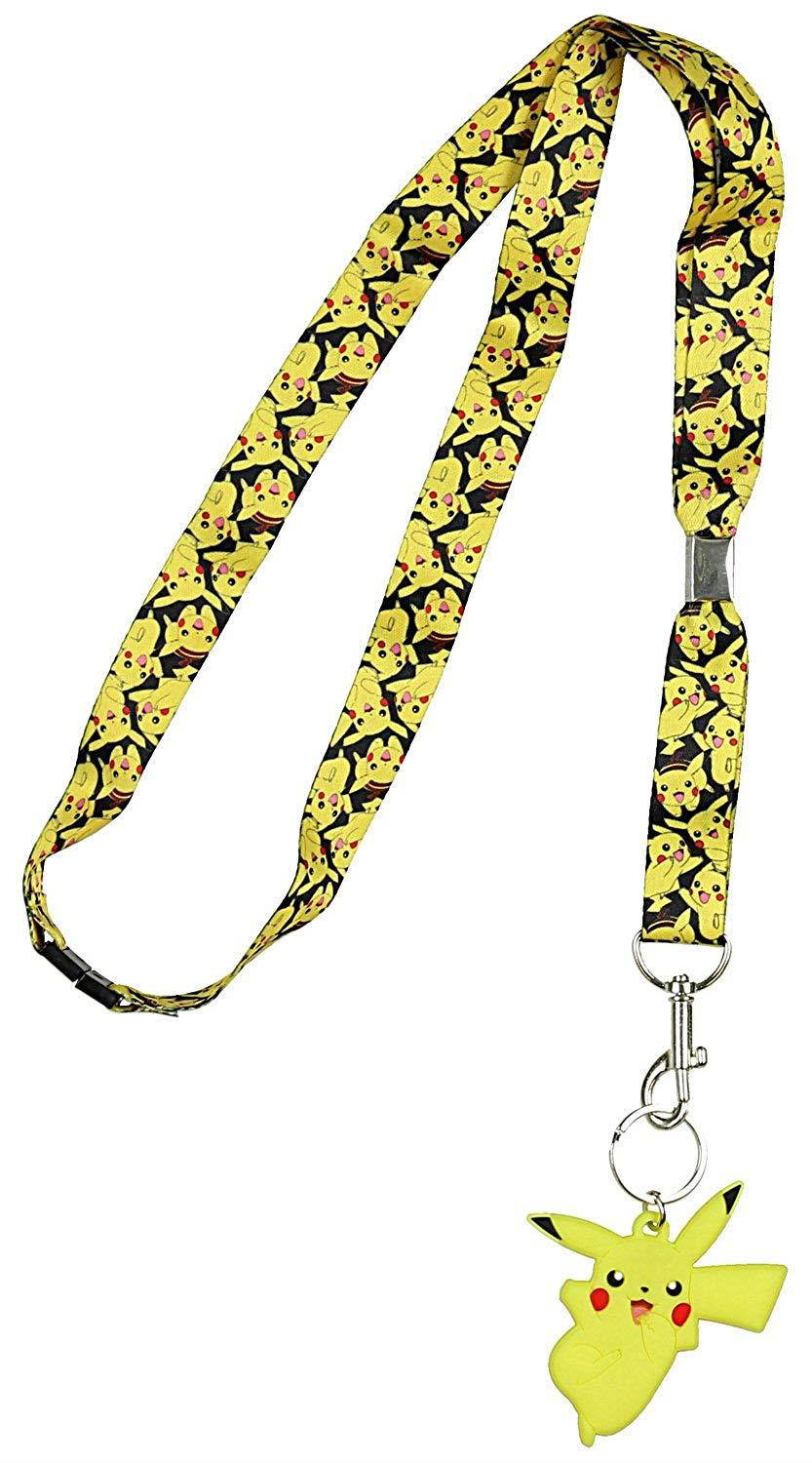 Nintendo Pokemon Lanyard Key Leash Key Chain with Rubber