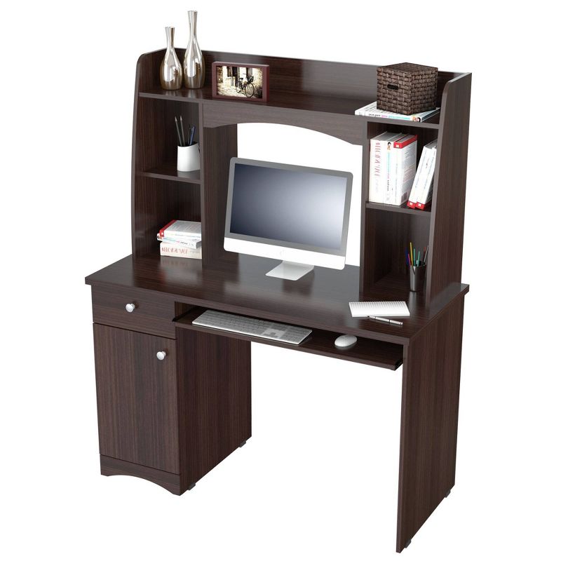 Workstation with Hutch Espresso - Inval
