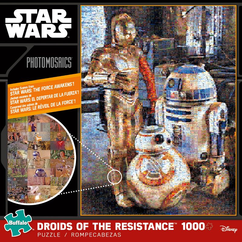 Buffalo Games Star Wars: Bb-8 Photomosaic Droids Of The Resistance Puzzle 1000pc