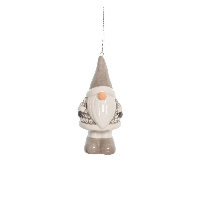 Gallerie II Beige Gnome 3D Two Sided Ornament