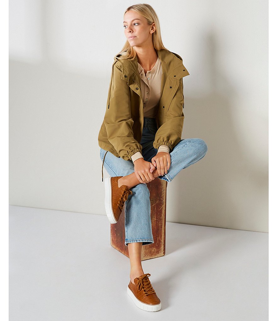 Every Ankle Crop Front Zipper Straight Leg Jeans