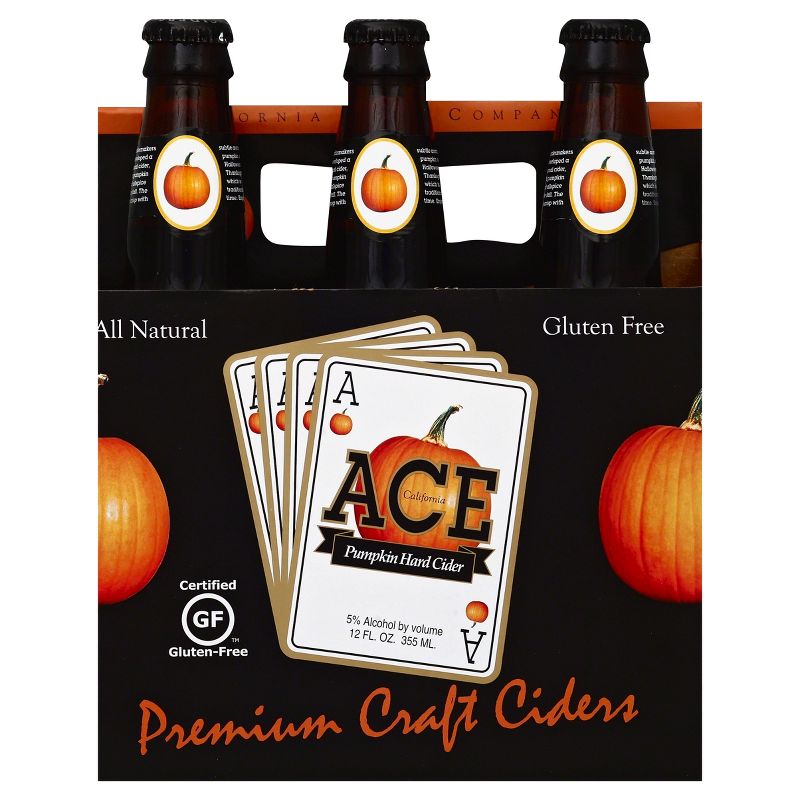 ACE Pumpkin Hard Cider - 6pk/12 fl oz Bottles
