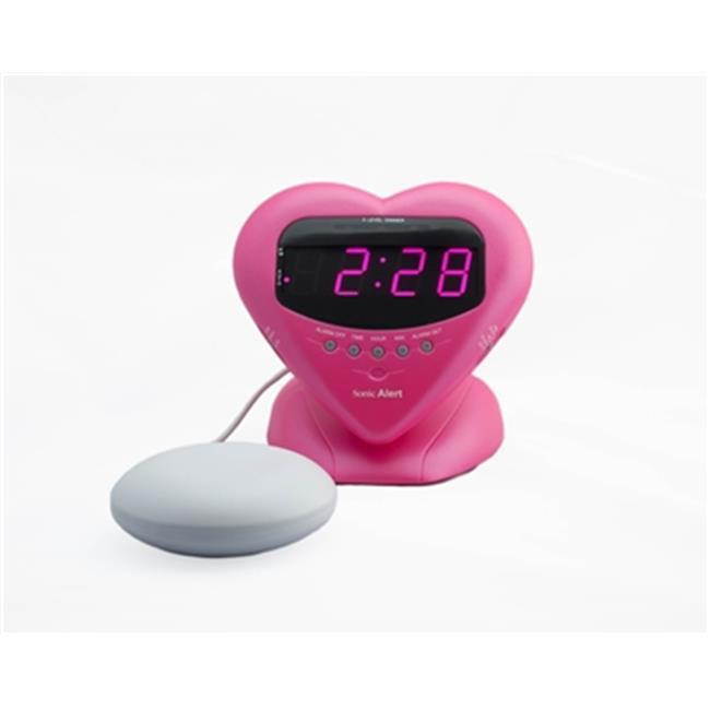 Sonic Alert Sweetheart Alarm Clock with Super Shaker (Pink) BH400SSP