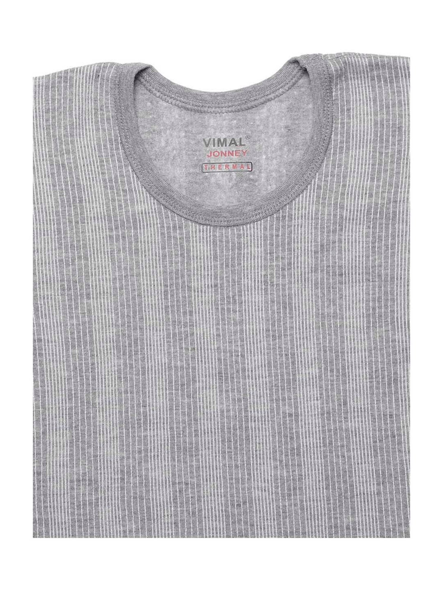 Vimal Jonney Kids Silver Regular Fit Thermal Set