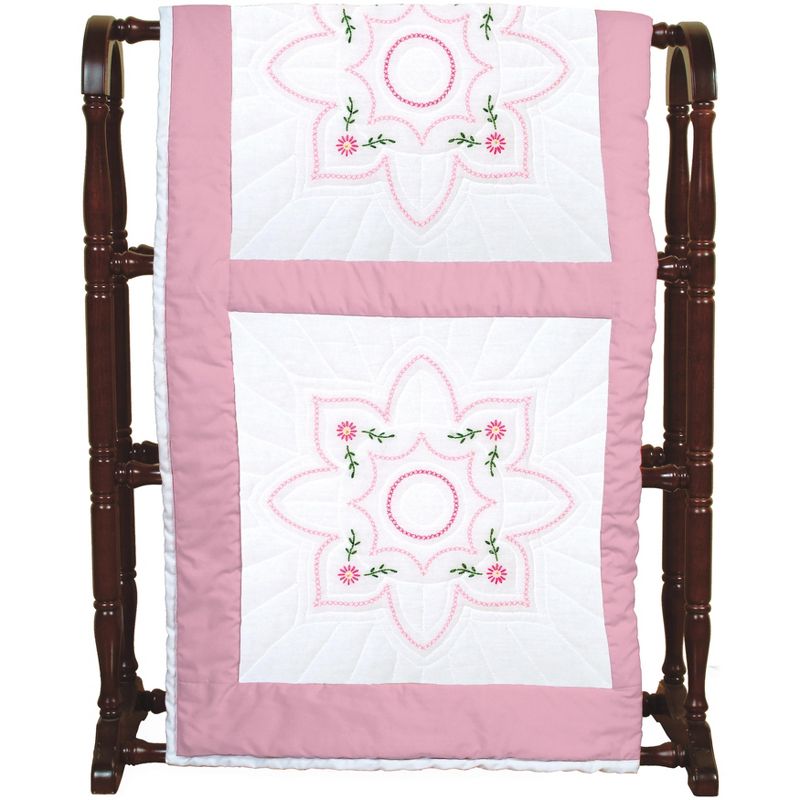 Jack Dempsey Stamped White Quilt Blocks 18"X18" 6/Pkg-Classic