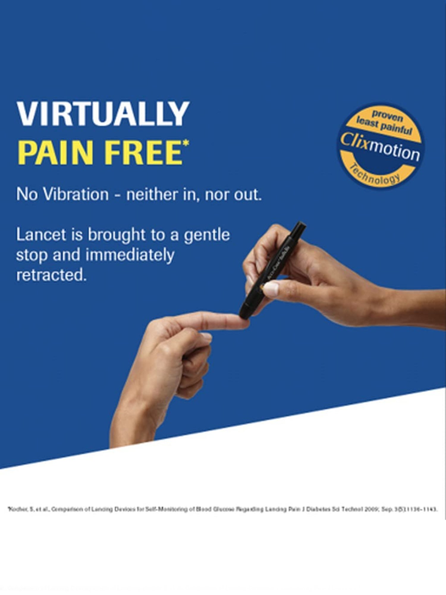 Accusure Simple Glucometer machine With 25 Test Strips (Black)