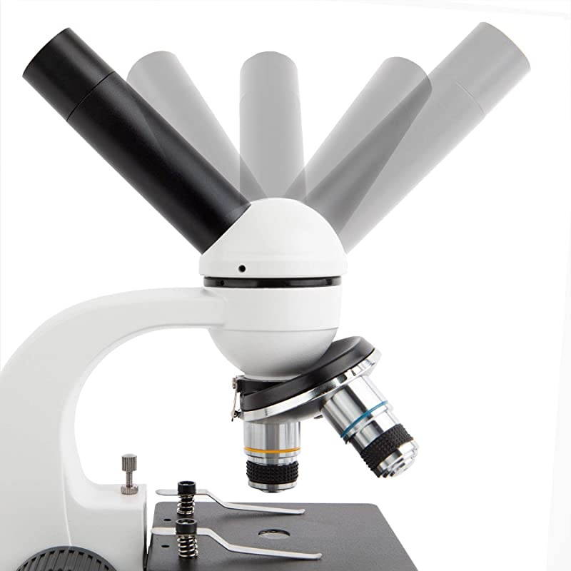 M158CSP14E 40X1000X Biology Science Metal Glass Student Microscope with USB Digital Camera and Slide Preparation Kit
