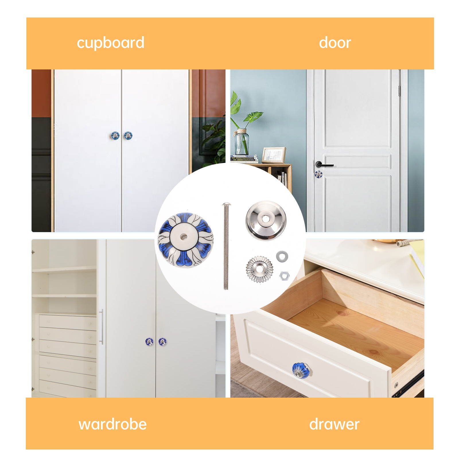 4pcs 40x15mm Isolation Speaker Stand Base Turntable Golden Feet Pad