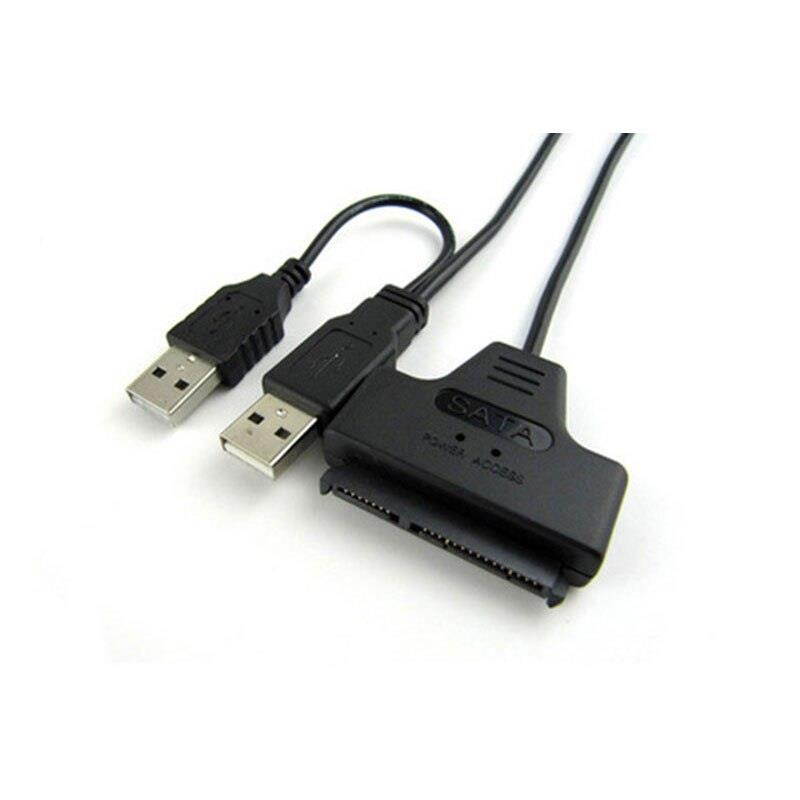 USB Sata 22Pin SATA 15+7 adapter EasyDrive 2.5 inch hard disk connector with USB power supply