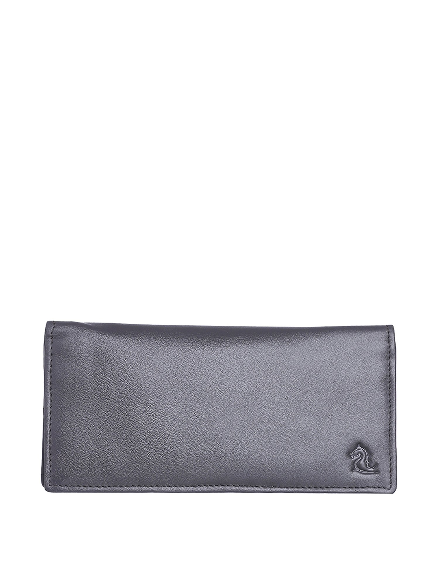 Kara Black Solid Bi-Fold Wallet for Women