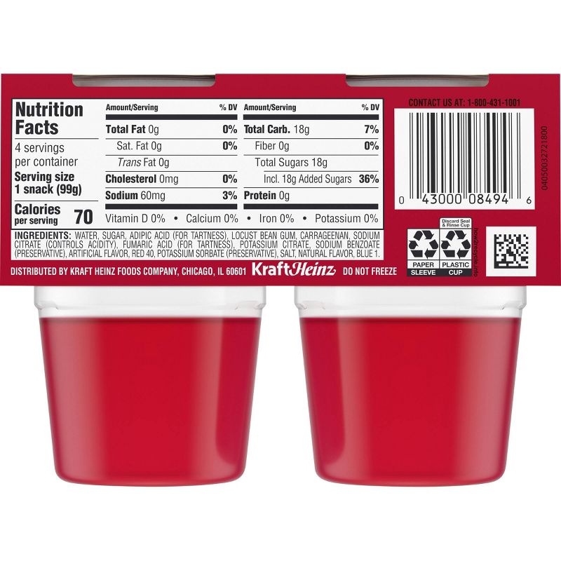 Kool-Aid Cherry Gelatin - 4pk/13.5oz