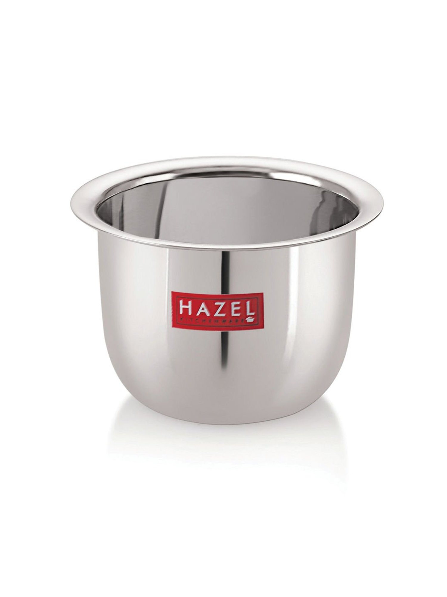 HAZEL Silver Stainless Steel Mini Traditional Design Serving Patra Pela - Set of 2 (100ml)
