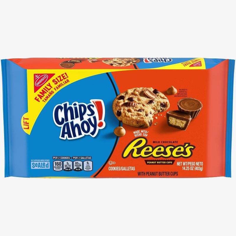 Chips Ahoy! Reese's Peanut Butter Cup Family Size - 14.25oz