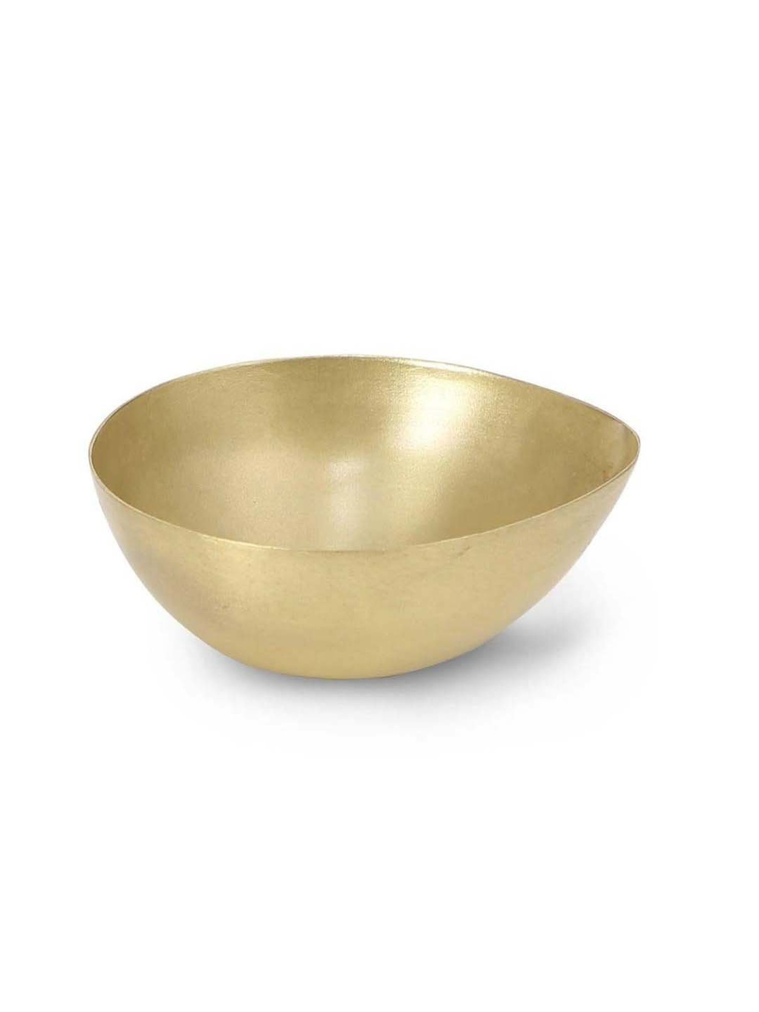 Home4U Golden Mild Steel 6 cm Jagmag Diya - Set of 6