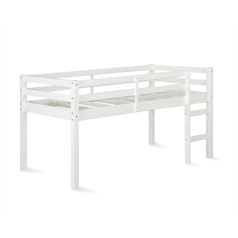 Twin Jayla Loft Bed White - Dorel Living