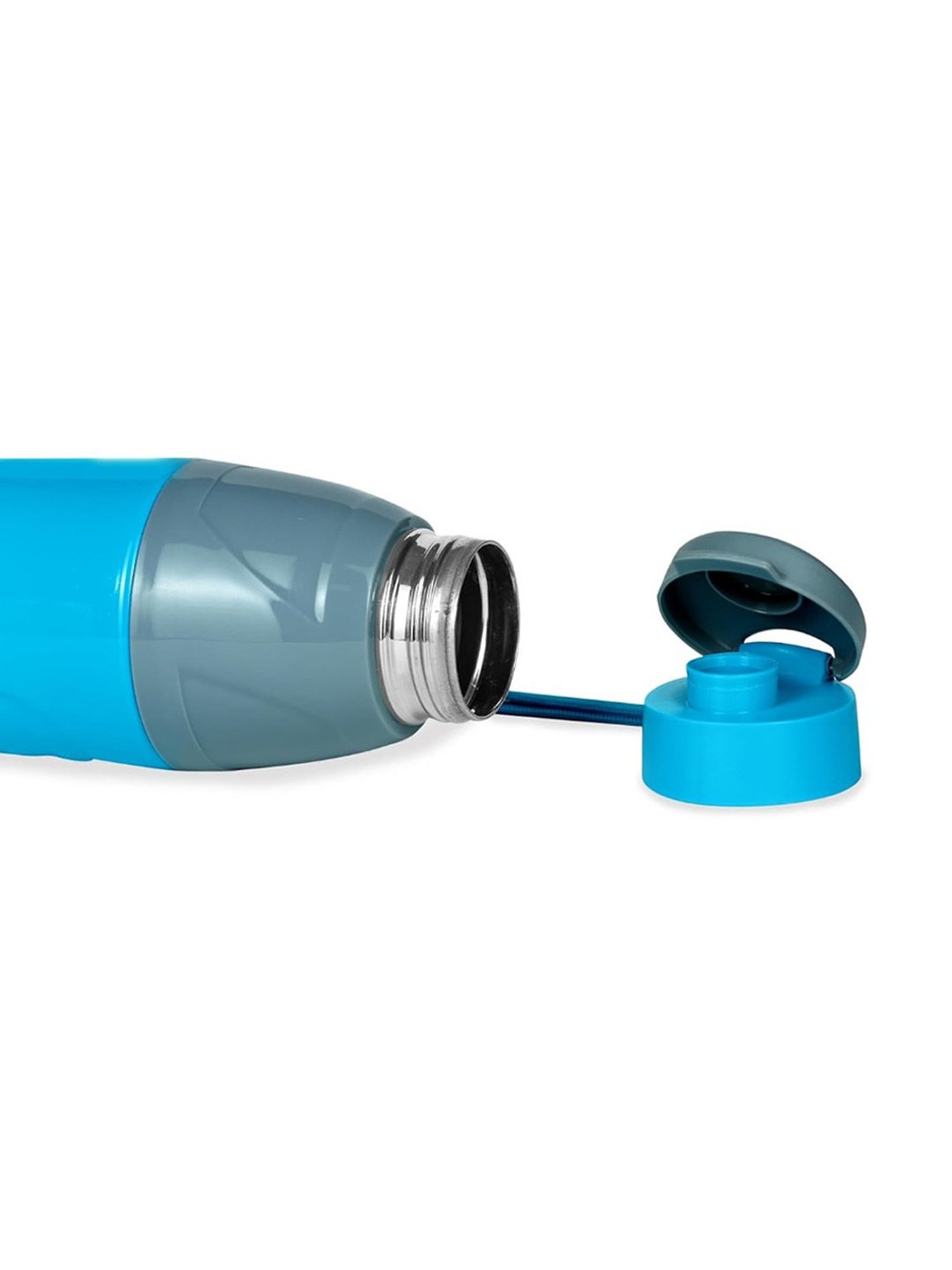 Varmora Gripo Blue Stainless Steel Insulated Inner Steel Outer Plastic Water Bottle - 700 ml