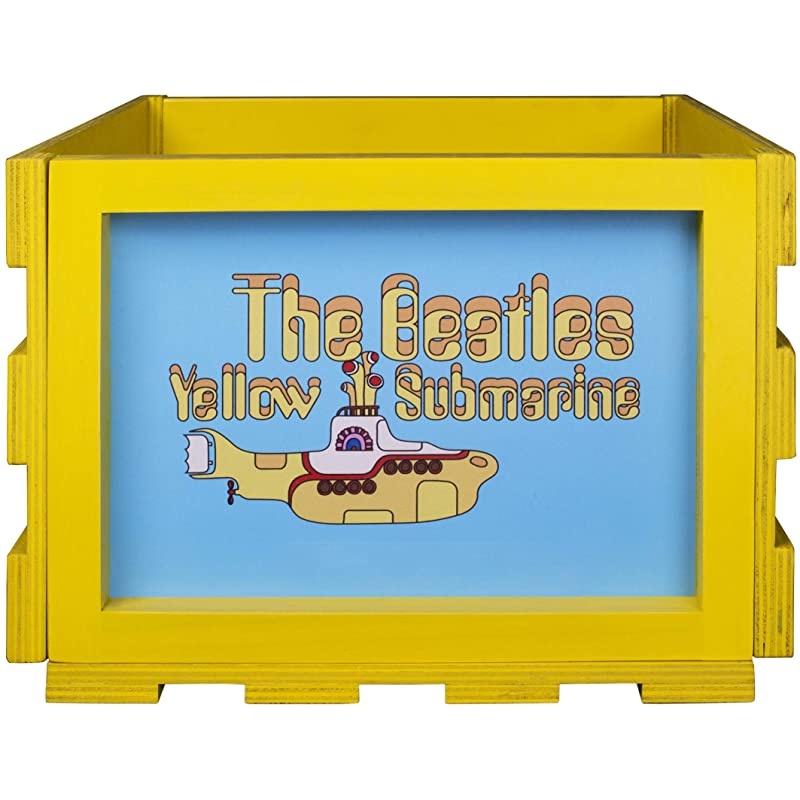 AC1004AYS Record Storage Crate Holds up to 75 Albums The Beatles Yellow Submarine