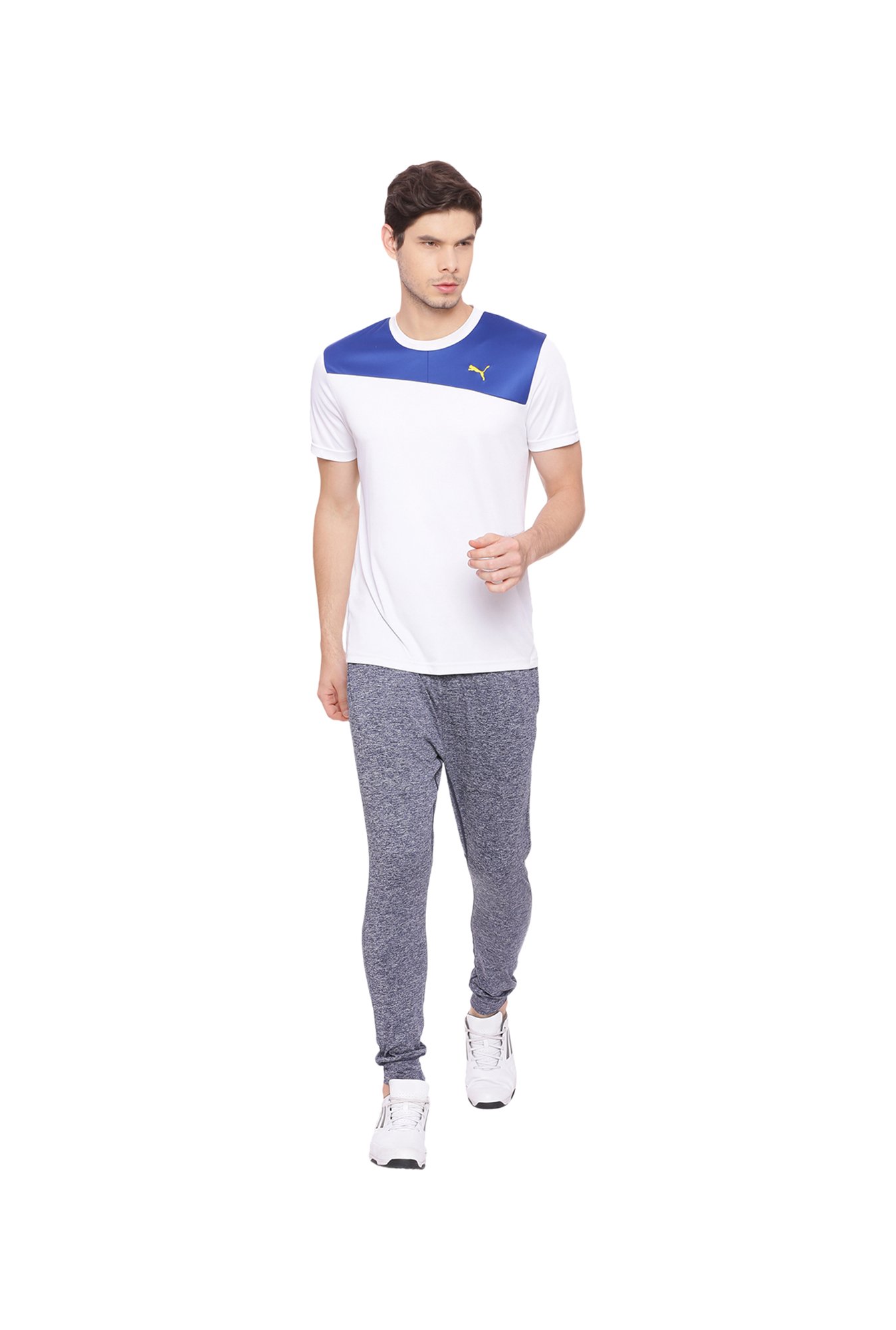 Basics Blue Polyster Trackpants