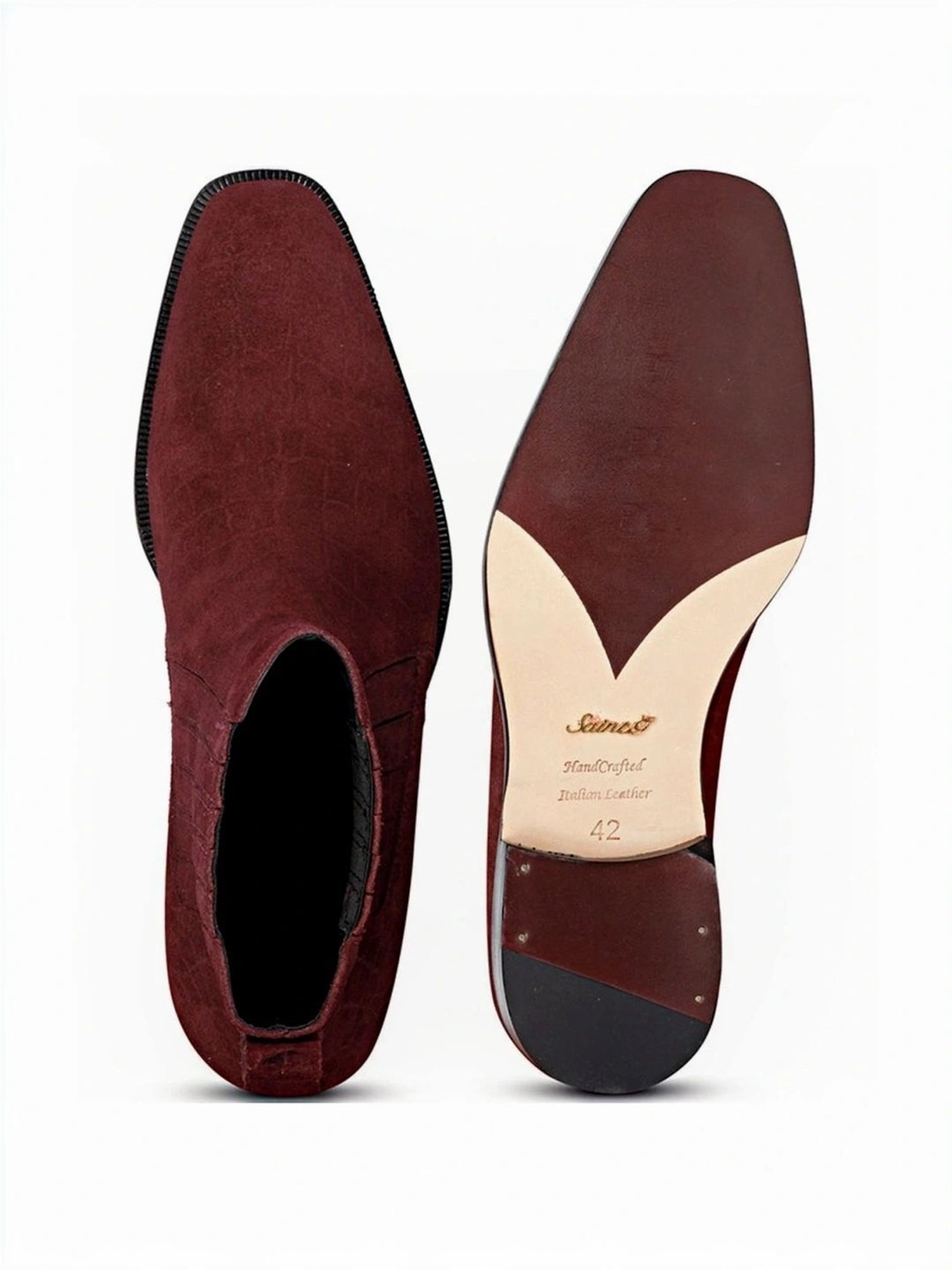 Saint G Men's Gorile Burgundy Chelsea Boots