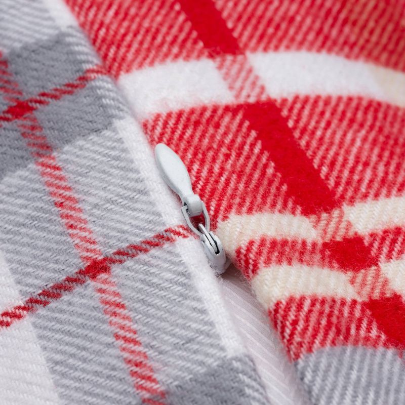 King 3pc Drummond Flannel Duvet Cover Set - Martha Stewart