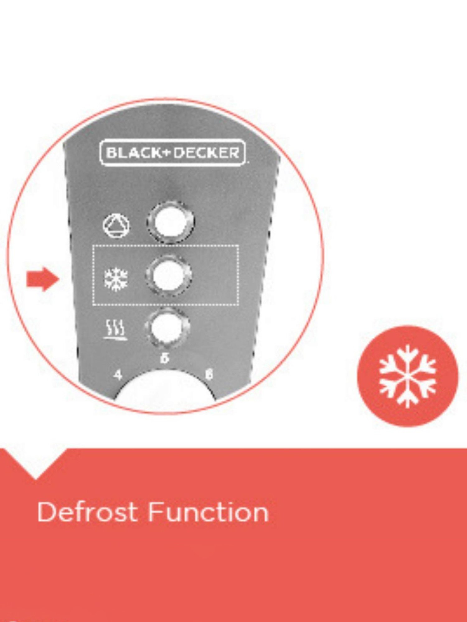 Black+Decker ET122 Toaster 800W with Browning Control 7 levels (White)