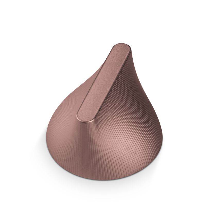 FRIDAY HOME Smart Lock - Brass Finish. World's smallest smart lock: diameter 2 3/4". IOS and Android compatible. Built in WiFi on Demand. Rechargeable battery and charger included.