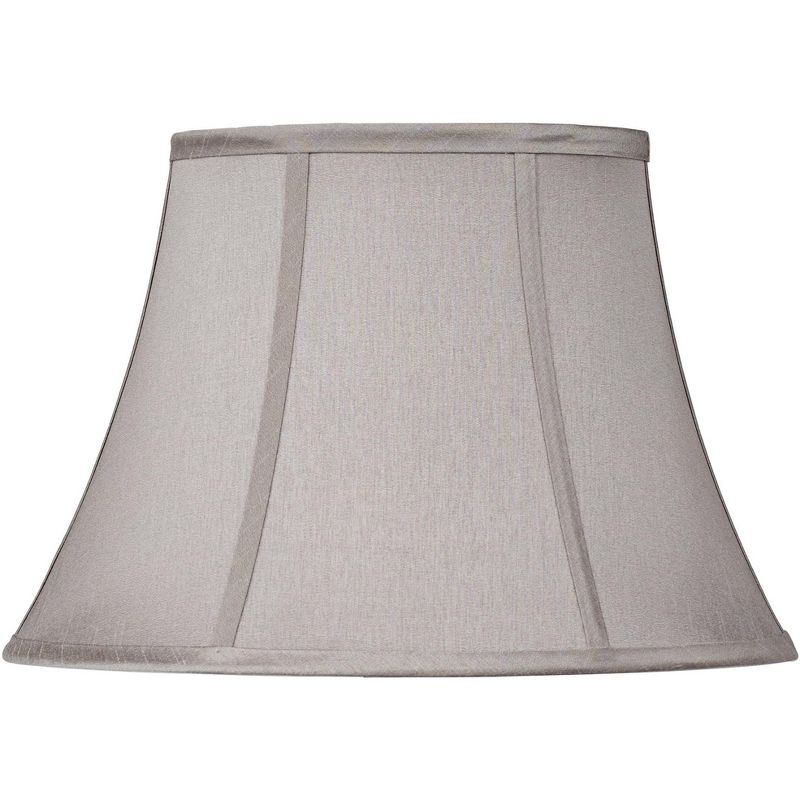 Springcrest Off-White White Drum Lamp Shade Modern Silver Circles 15x16x11 - Spider
