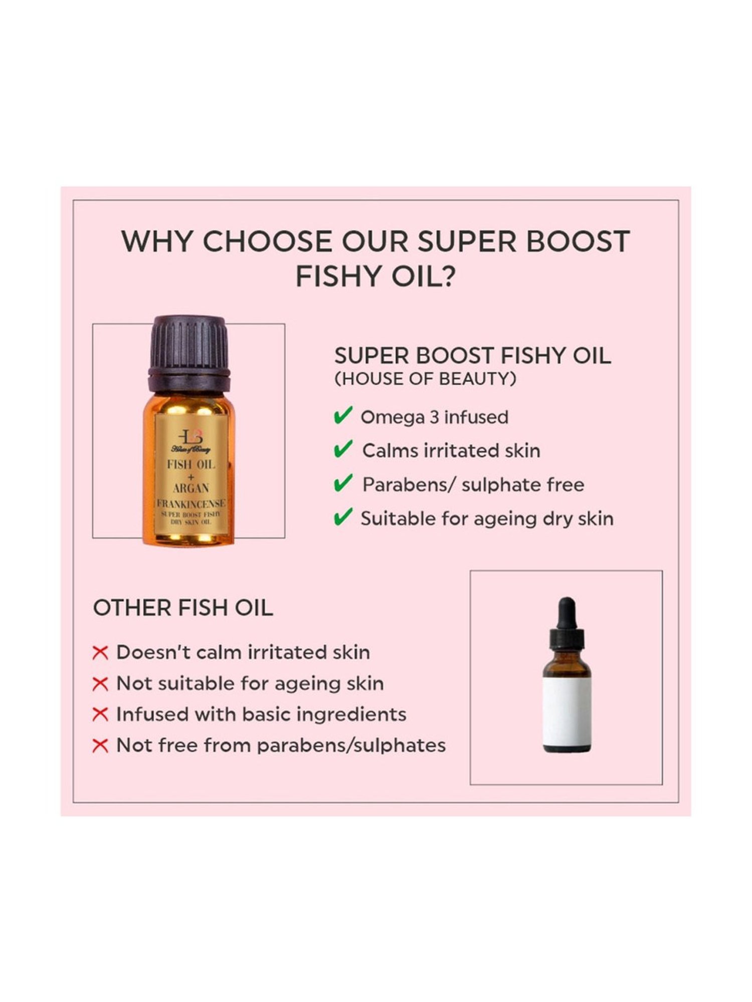 House of Beauty Super Boost Fishy Oil - 10 ml