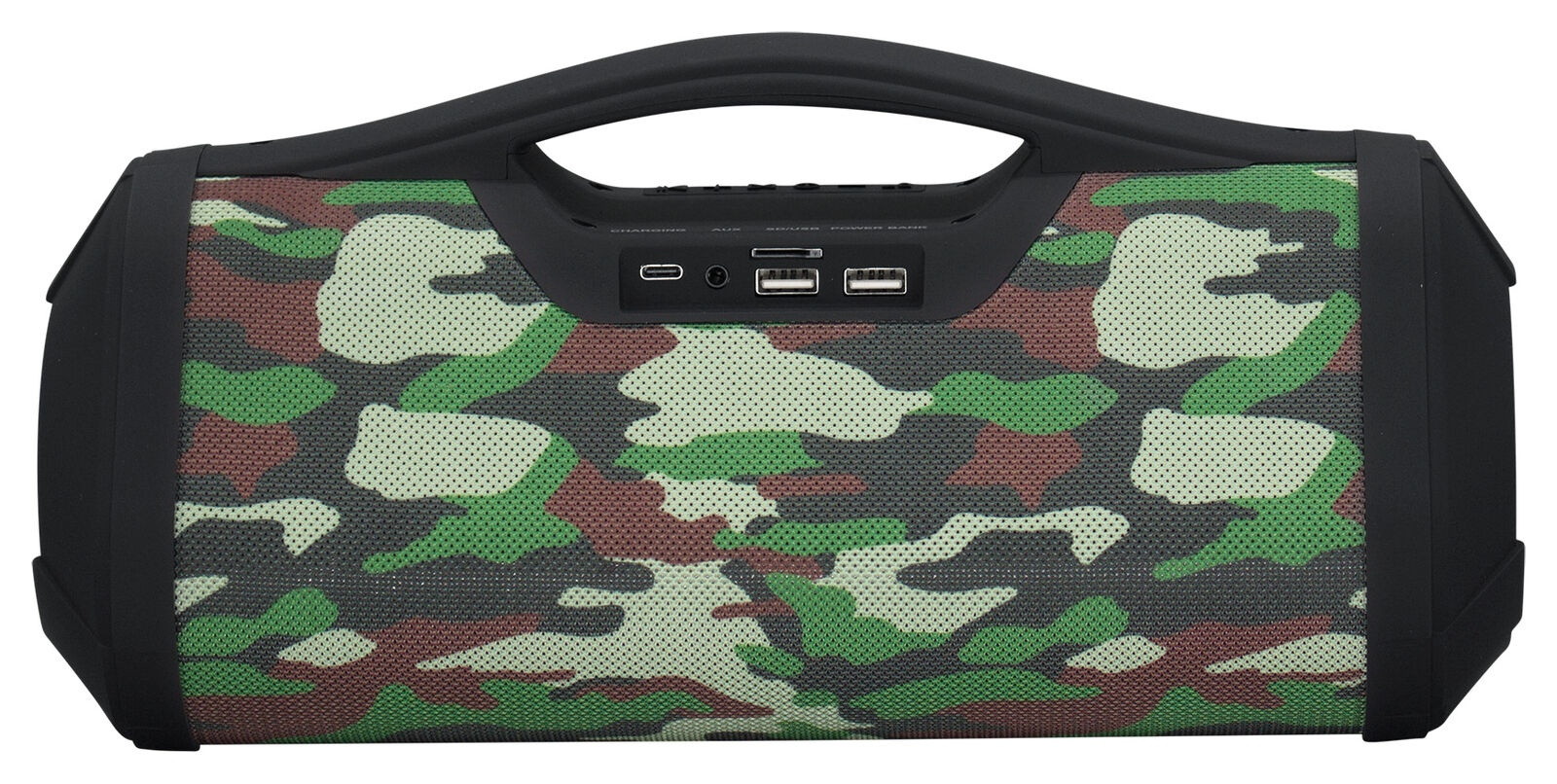 RPB-XL Portable Camo Bluetooth Speaker Boombox USB/Powerbank/SD/Aux