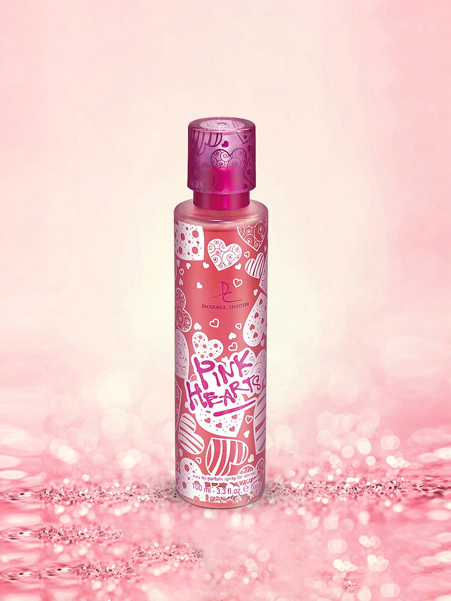 Dorall Collection Pink Hearts Eau de Parfum For Women - 100 ml