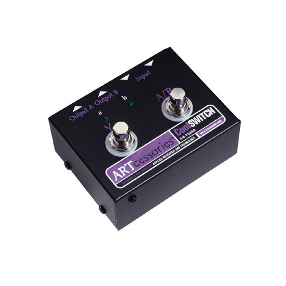 ART CoolSwitch - A/B-Y Switch Footswitch Selector Pedal w/ Parallel in/out Jacks