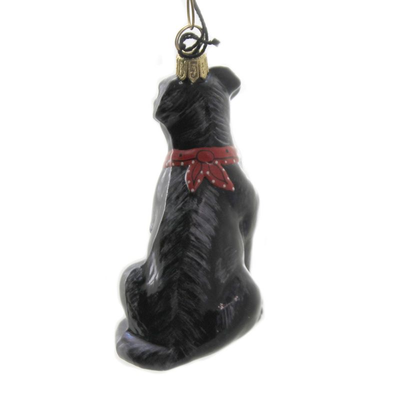 Joy To The World 3.75" Black Lab W/ Bandana Ornament Pet Set Dog Companion  -  Tree Ornaments