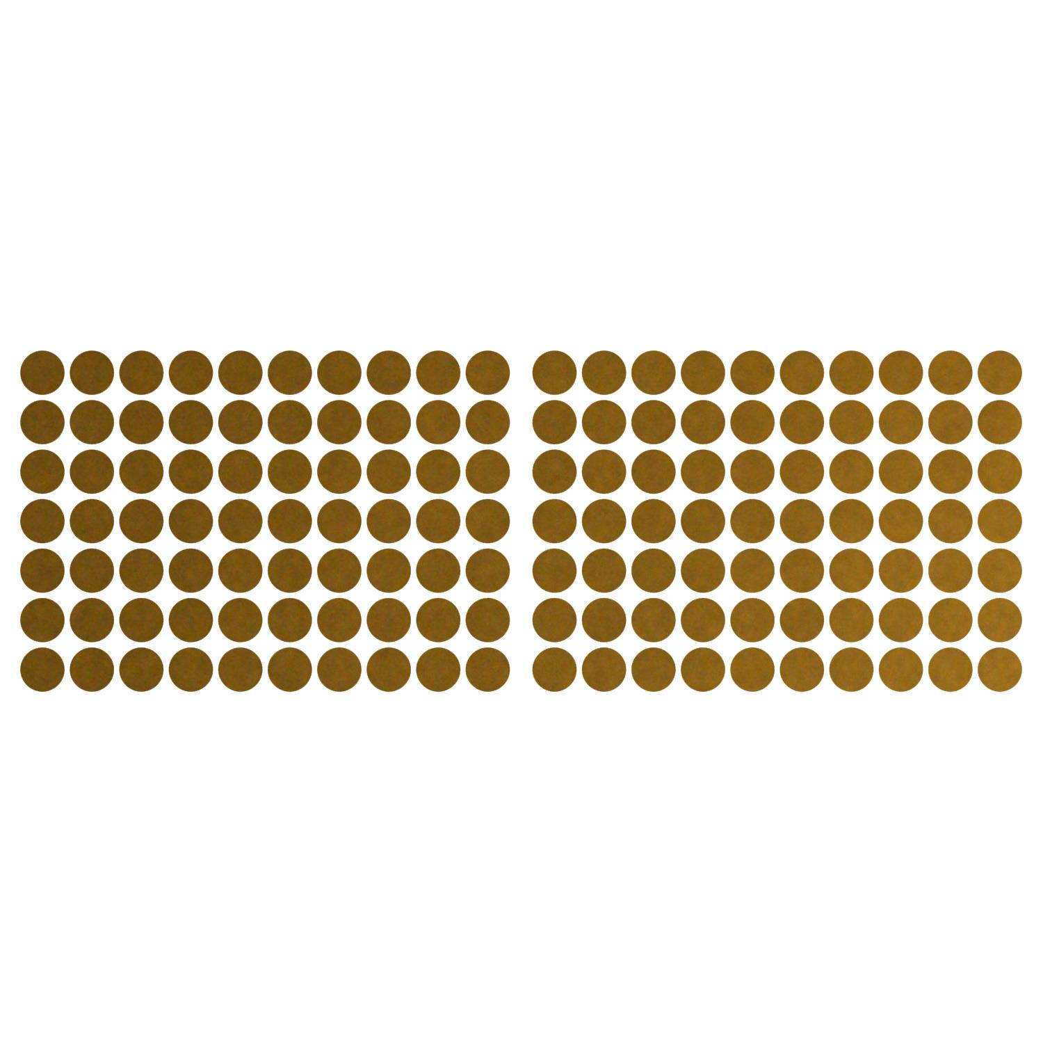 LiteMark 2 Inch Orange Dot Decals - Pack of 80