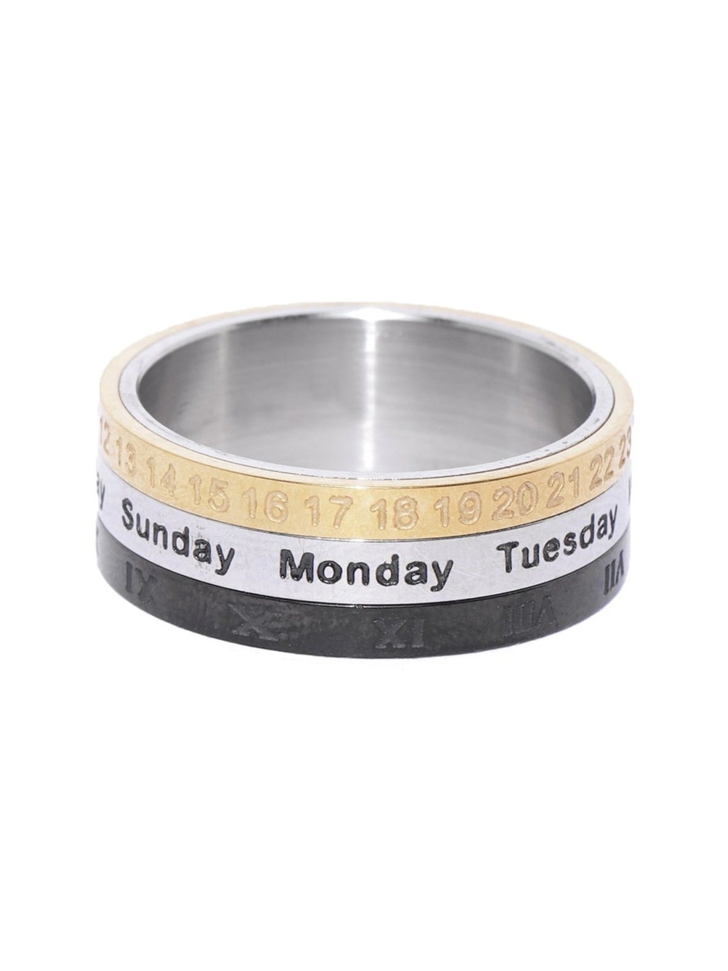 Sohi Silver-Plated Statement Ring