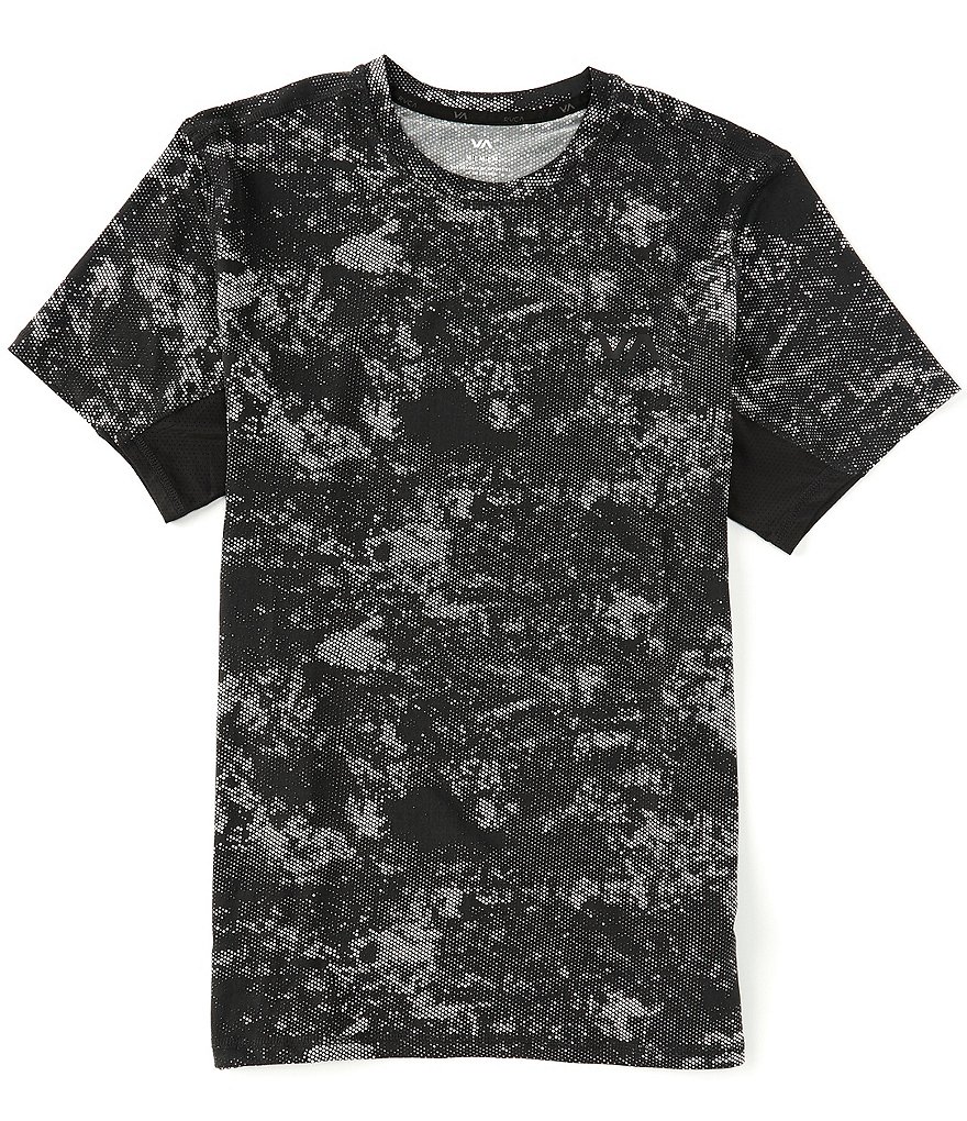 RVCA VA Sport Vent Short-Sleeve Camo Printed Training T-Shirt