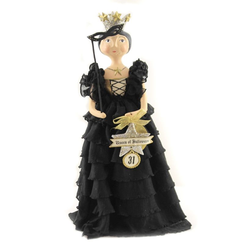 Heather Myers 11.0" Queen Of Halloween Crown Party Mask  -  Decorative Figurines