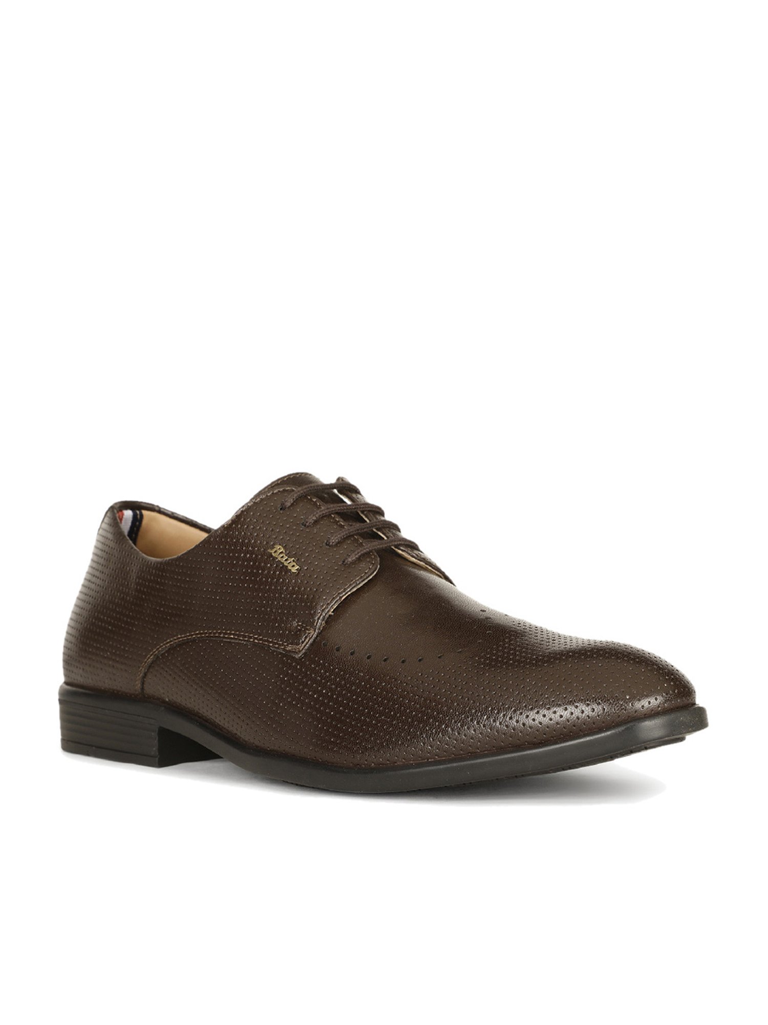 Bata Men's Brown Derby Shoes
