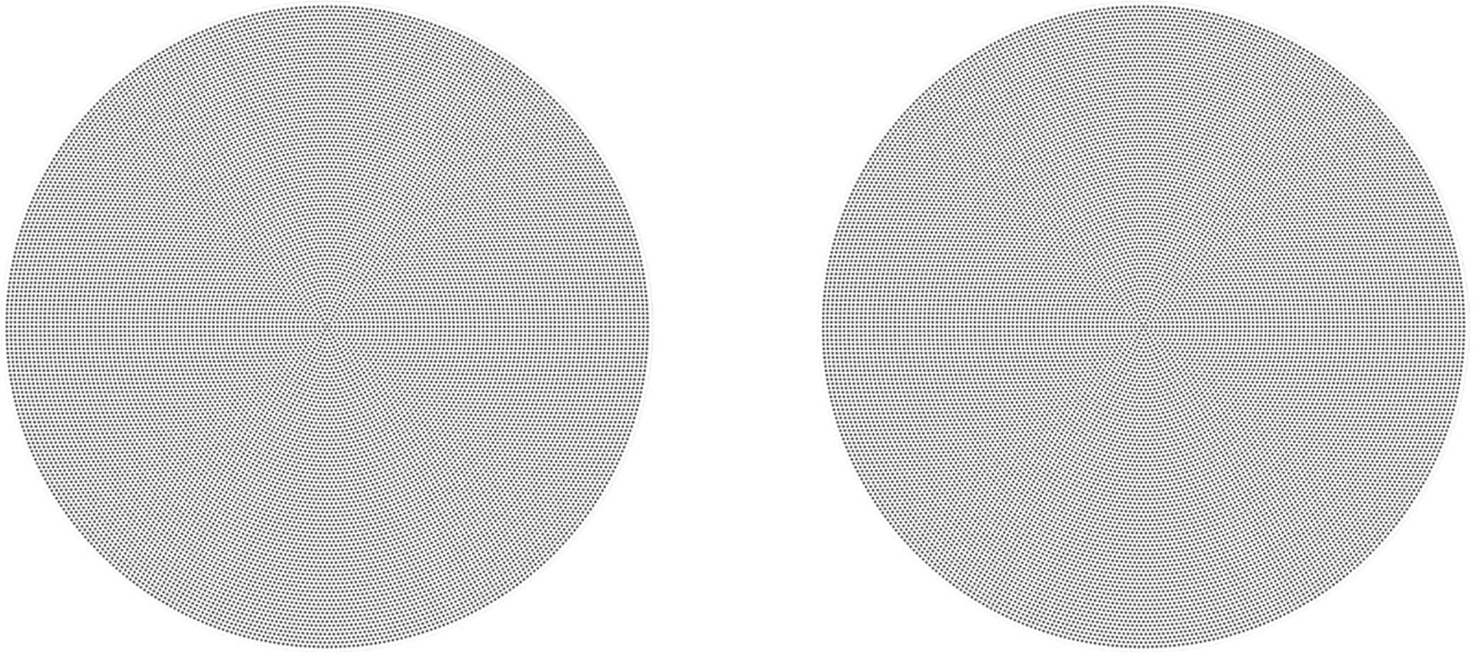 Sonos - Architectural 6-1/2" Passive 2-Way In-Ceiling Speakers (Pair) - White (INCLGWW1)