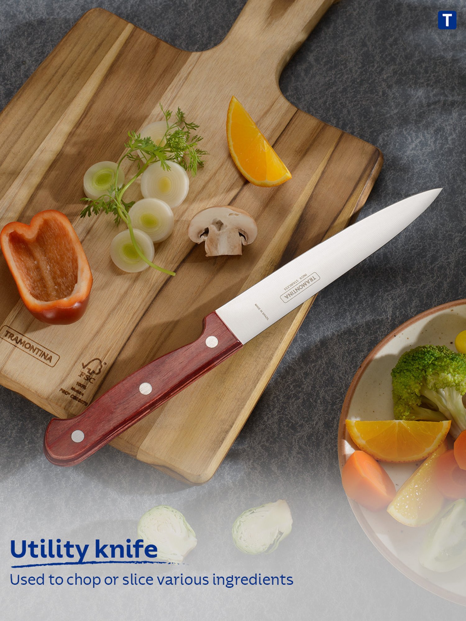 Meyer Stainless Steel 12cm Utility Knife