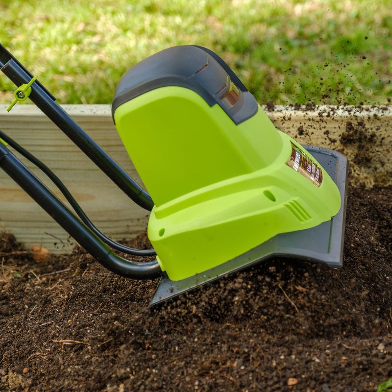 Sun Joe TJ600E Electric Garden Tiller/Cultivator | 14-Inch | 6.5 Amp.