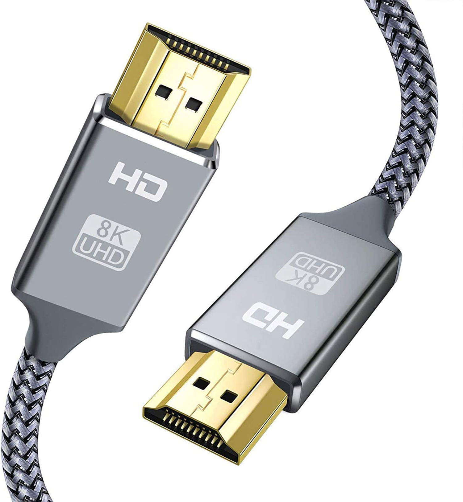 8K HDMI Cable ,6FT 48Gbps Ultra High Speed HDMI Cord,Compatible with Apple TV,Roku,Samsung QLED,Sony LG,Nintendo Switch,Playstation,PS5,PS4,Xbox One Series X,Ultra HD HDMI 2.1 Cable