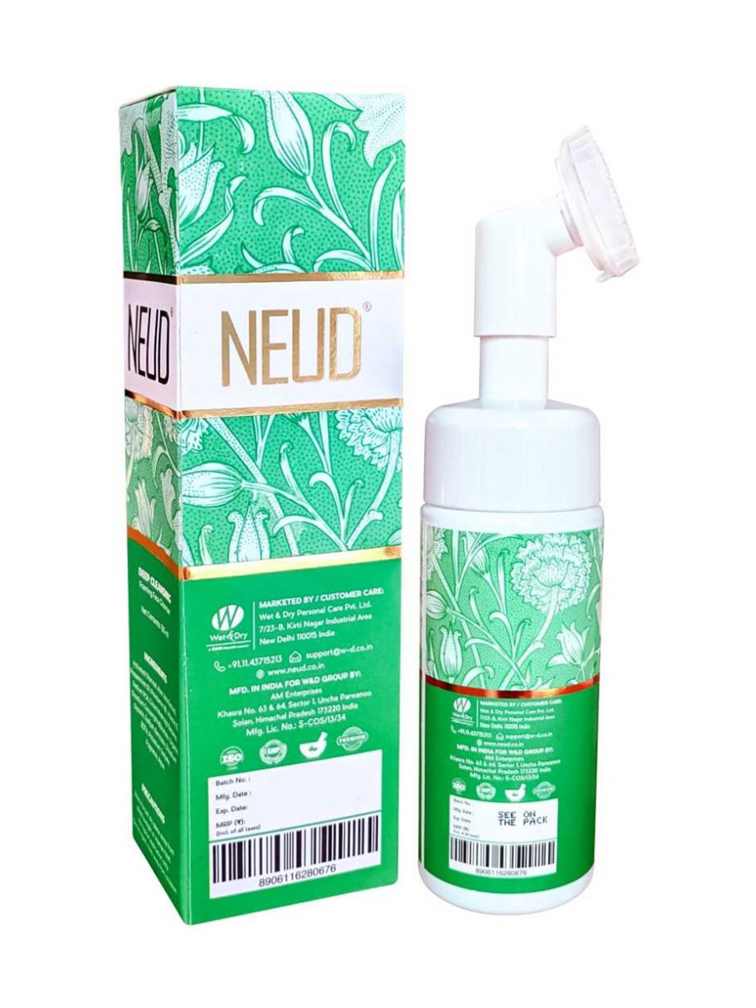 NEUD Deep Cleansing Foaming Face Cleanser - 150 ml (Pack of 1)