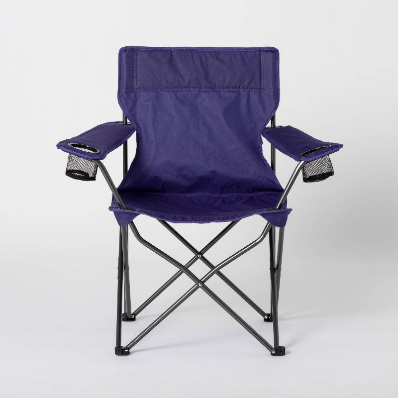 Adult Novelty Quad Chair Solid Navy - Sun Squad™