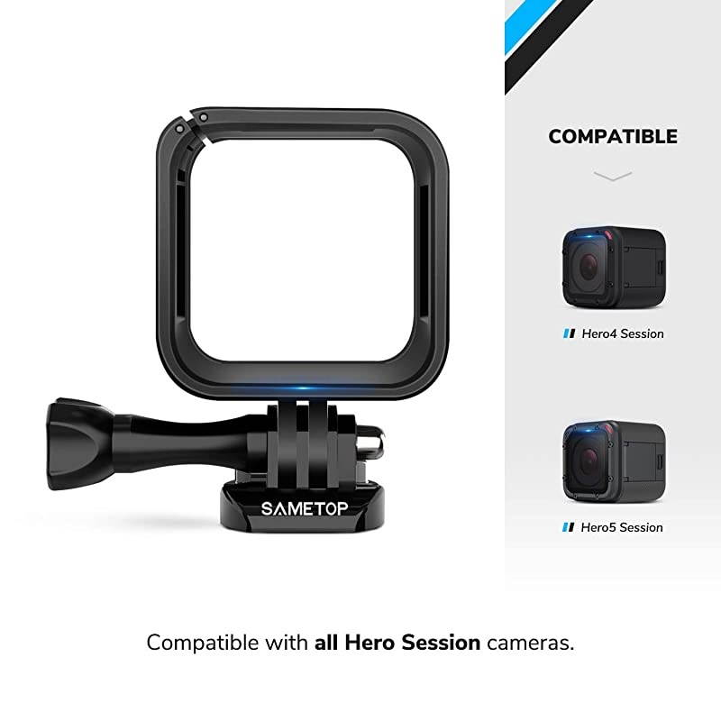 Frame Mount Housing Case Compatible with GoPro Hero 5 Session Hero 4 Session Hero Session Cameras