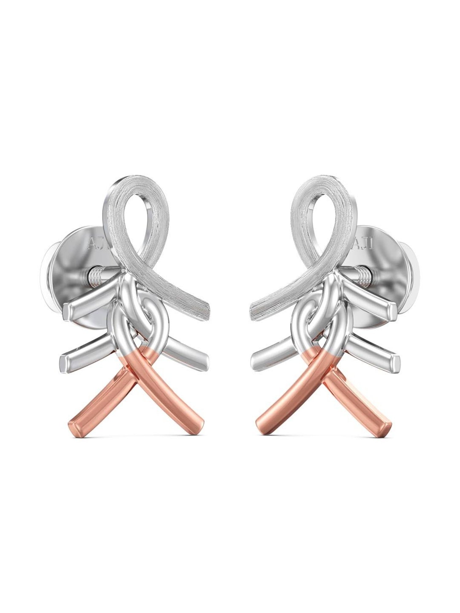 Joyalukkas 950 Platinum Effortlessly Sleek Earrings