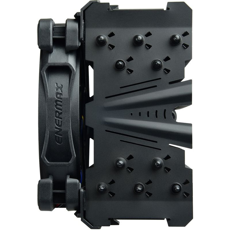 Enermax ETS-T50A-BK-ARGB Cooling Fan/Heatsink - 1 x 120 mm - 71.3 CFM - 24 dB(A) Noise - Air Cooler - Twister Bearing - 4-pin PWM, 4-pin ARGB