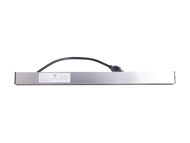 Inland 6 Outlets Aluminum Power Strip, 3.0 Feet Power Cord, Lighted Reset Switch, ETL Approved, 60 Hz / 125V / 15 Amp / 1872 Watts