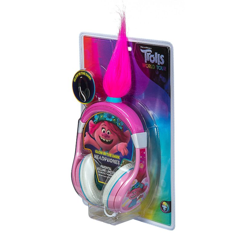 Trolls World Tour Youth Poppy Kids Wired Headphones