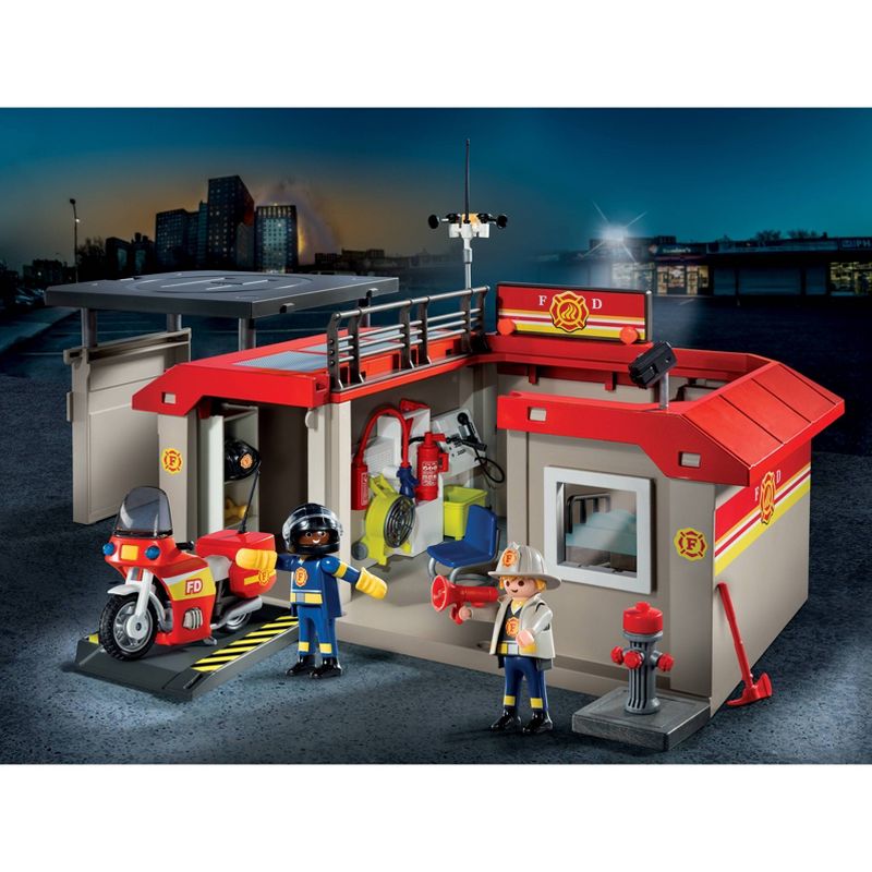 Playmobil Take Along Fire Station